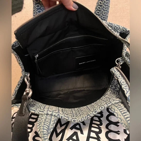 Marc Jacobs The Sun faded Medium tote denim bag - Picture 12 of 13